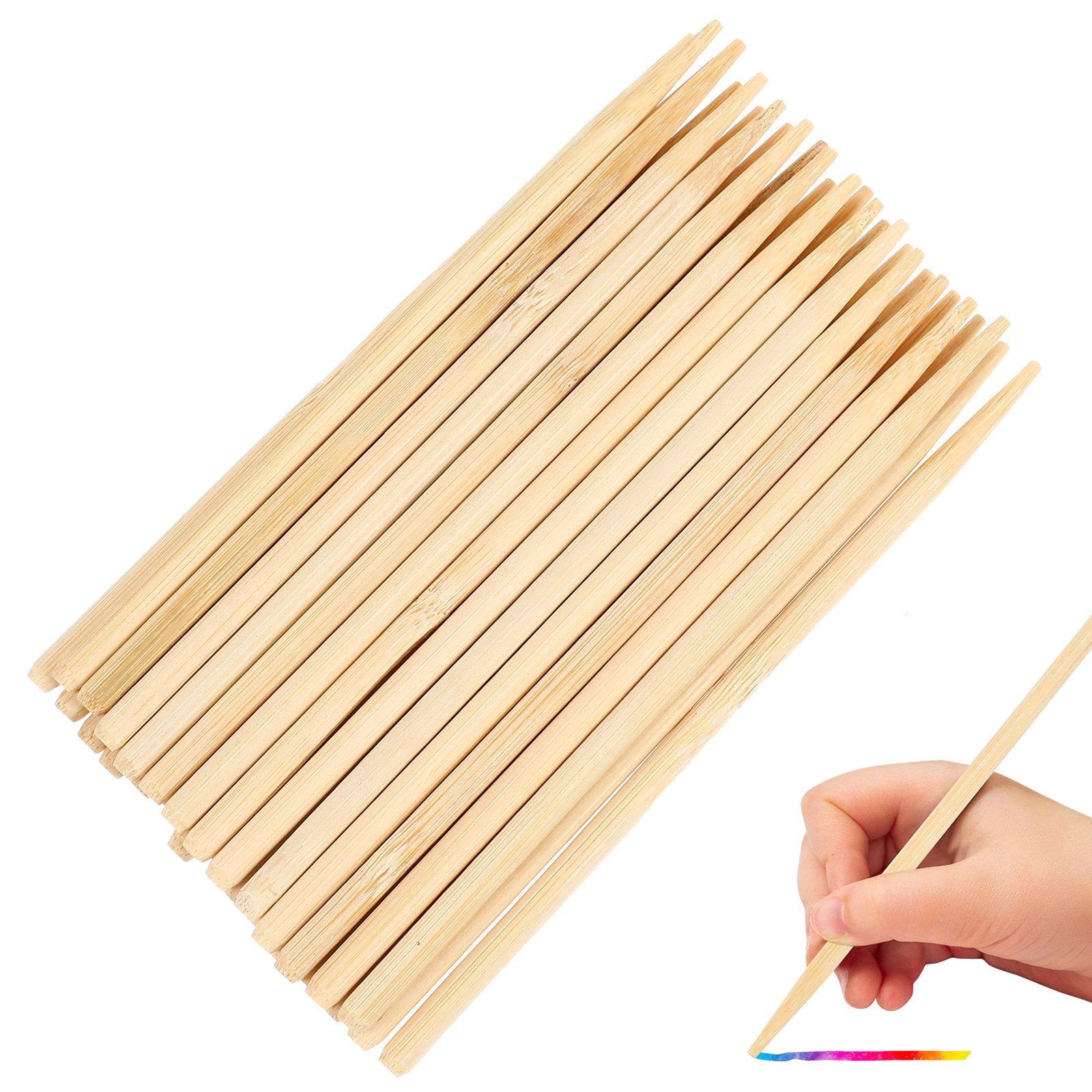 Wood Filler Stick - 30 шт. деревянная бамбуковая ручка для