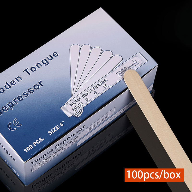Wood Filler Stick - 50/100 шт., одноразовые деформаторы для языка