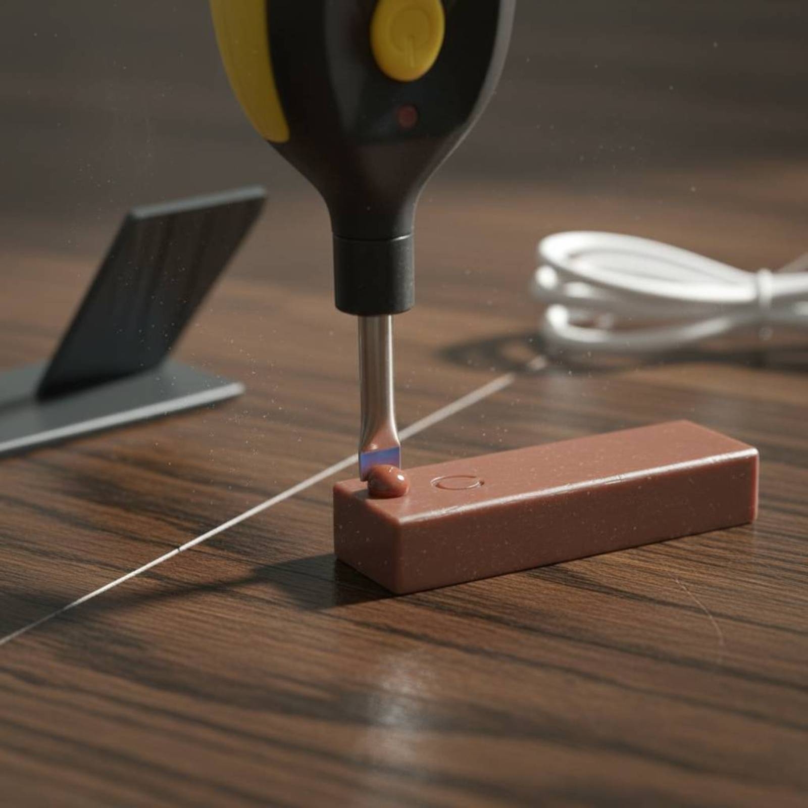 Wood Filler Stick - Набор для ремонта деревянных полов: USB-заряжаемый