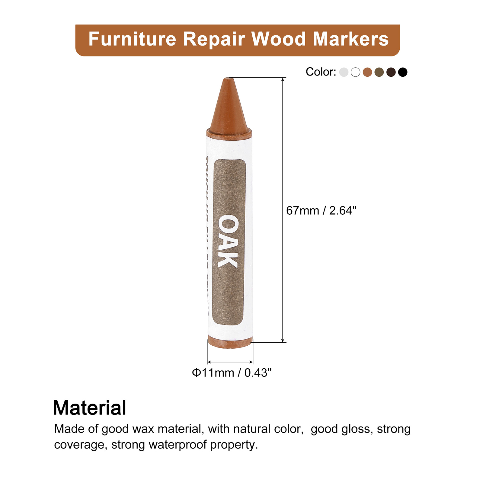 5/8/12 шт., маркеры для ремонт – обзор и цена Wood Filler Stick