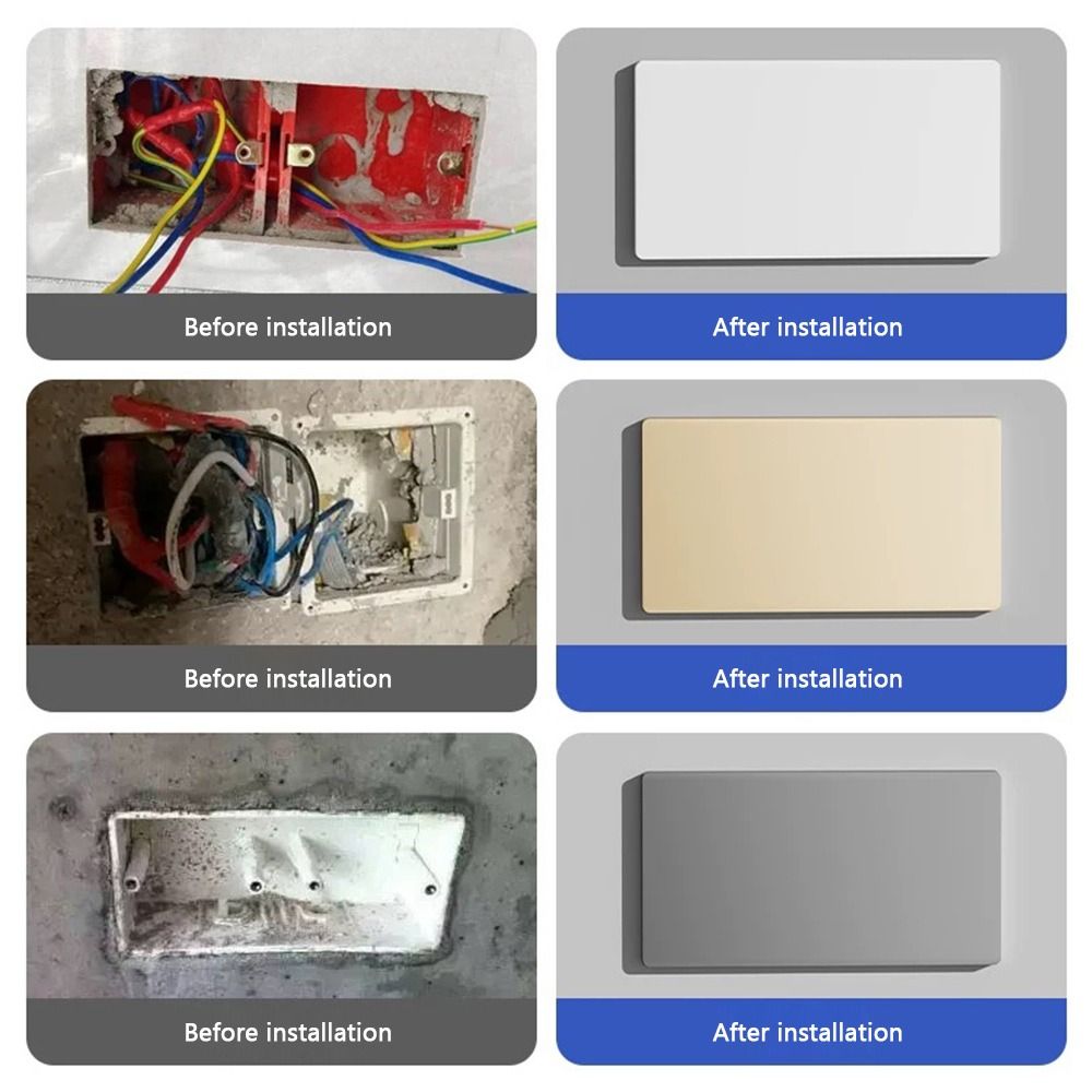 Декоративная белая самоклеящая – обзор и цена Electrical Outlet Cover